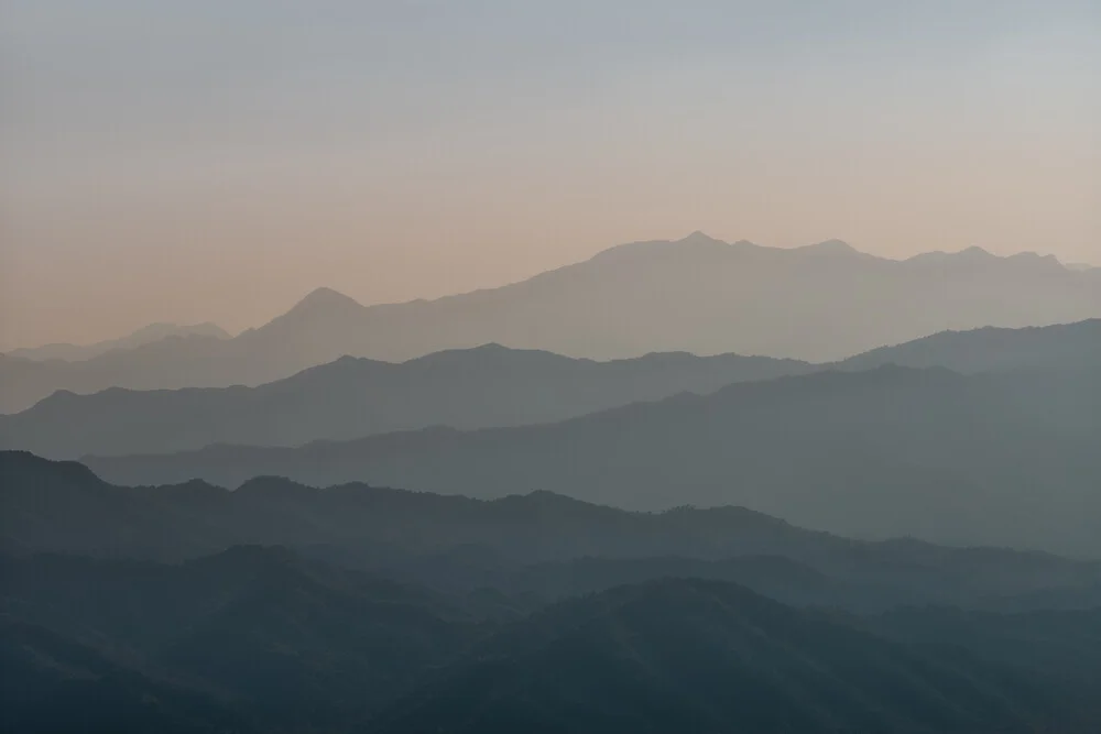 Layered Mountainscape - fotokunst von AJ Schokora