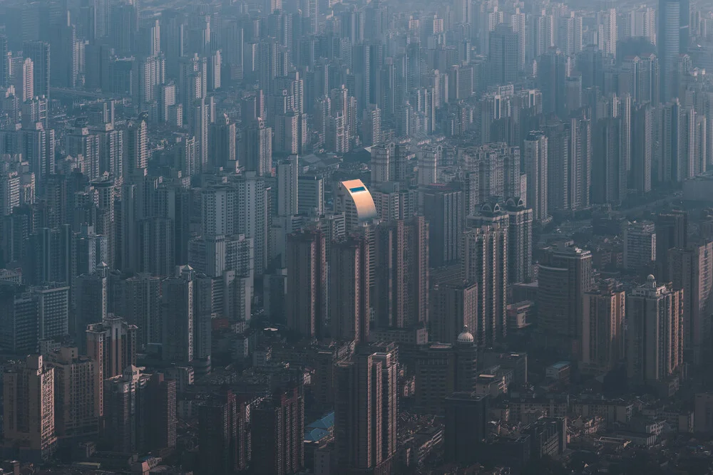 One in a Shanghai - fotokunst von AJ Schokora