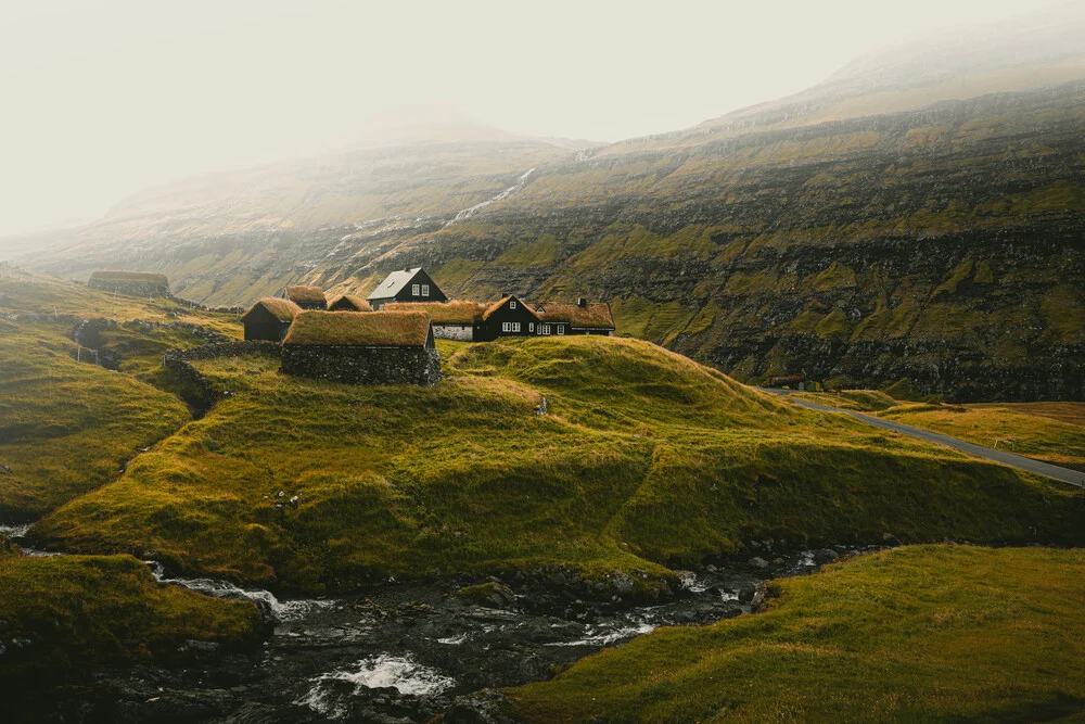 Saksun, Färöer - fotokunst von Eva Stadler