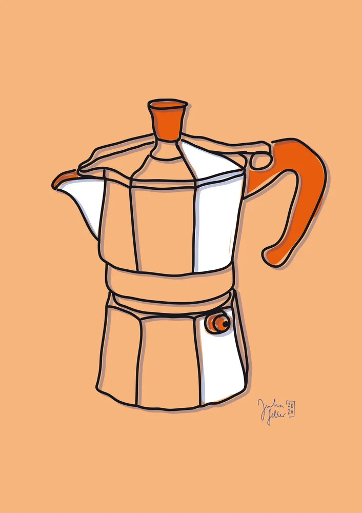 Bialetti Kaffeekanne - fotokunst von Julia Feller