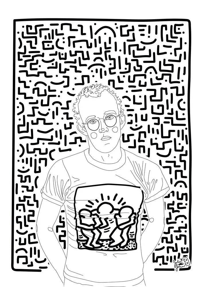 Keith Haring - fotokunst von Julia Feller