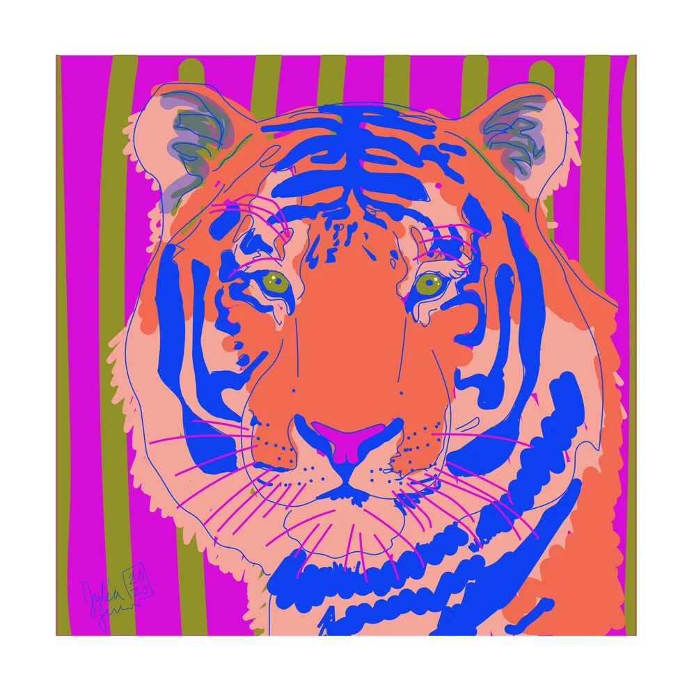 Tiger - fotokunst von Julia Feller