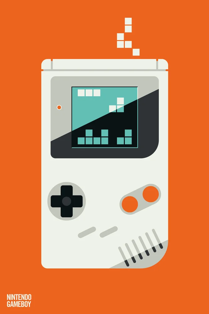 Icons Gameboy - fotokunst von Bo Lundberg