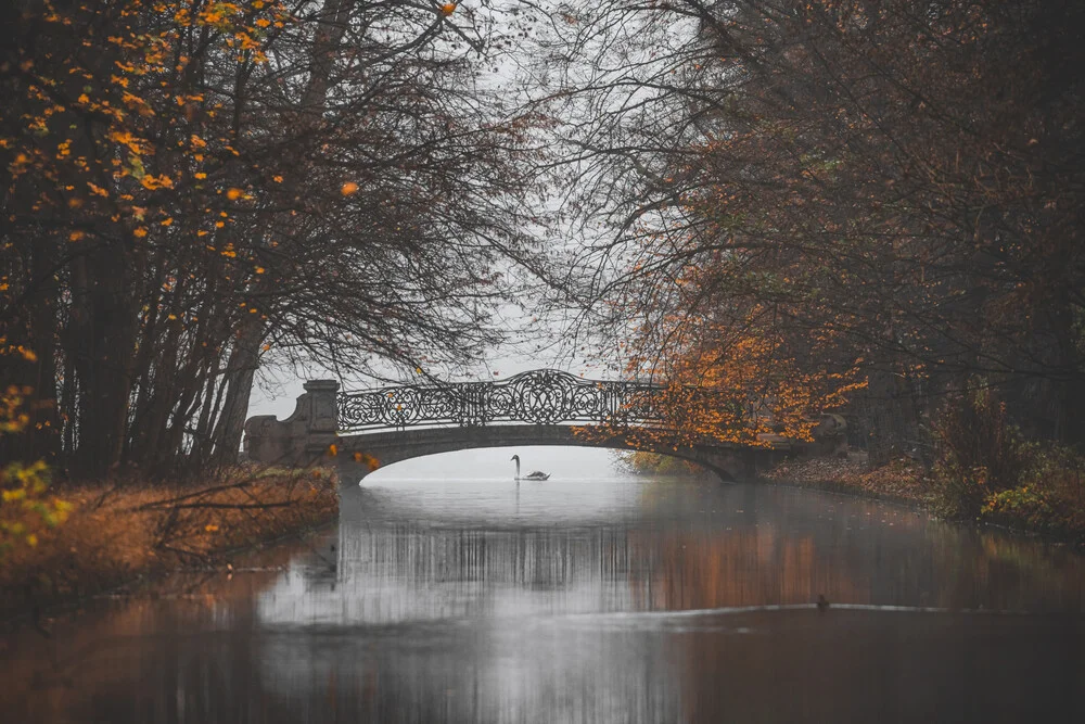 Bridge at Nymphenburger Park III - Fineart photography by Franz Sussbauer