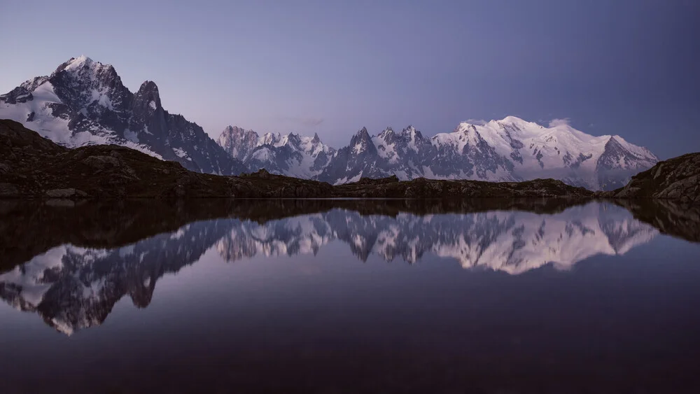 MontBlanc Panorama - fotokunst von Jordi Saragossa