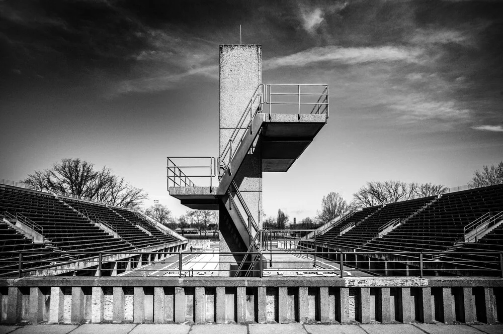 Olympia Sprungturm - fotokunst von Joachim Wagner