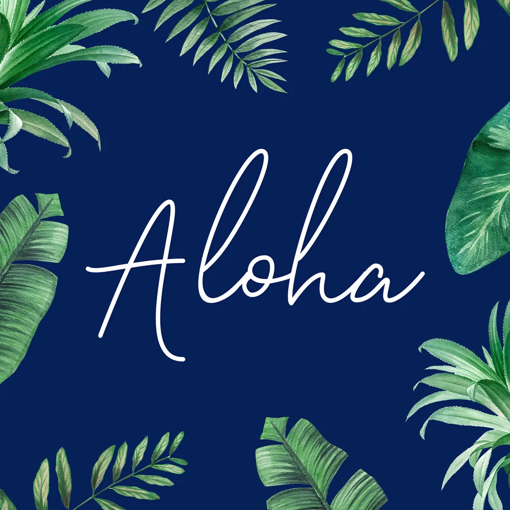 Aloha - fotokunst von Seven Trees Design