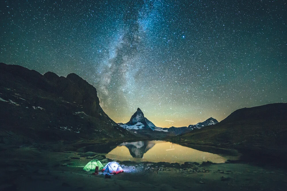 Mighty Matterhorn at Night - fotokunst von Lennart Pagel