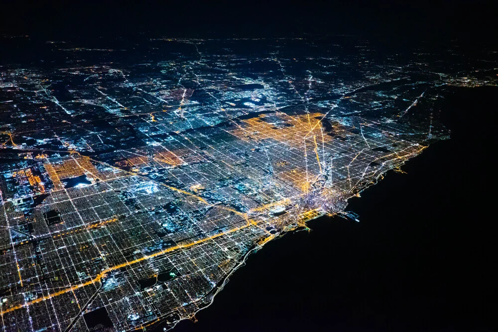 Chicago nights - fotokunst von Inflight Galerie