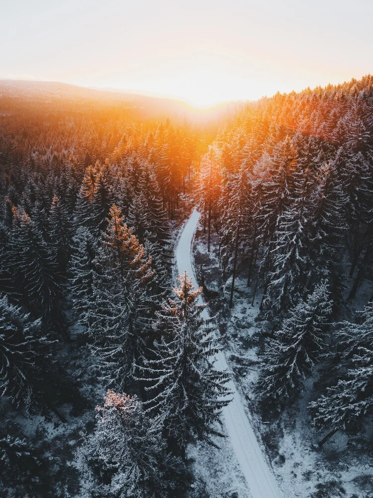 Winter Glow - fotokunst von Patrick Monatsberger