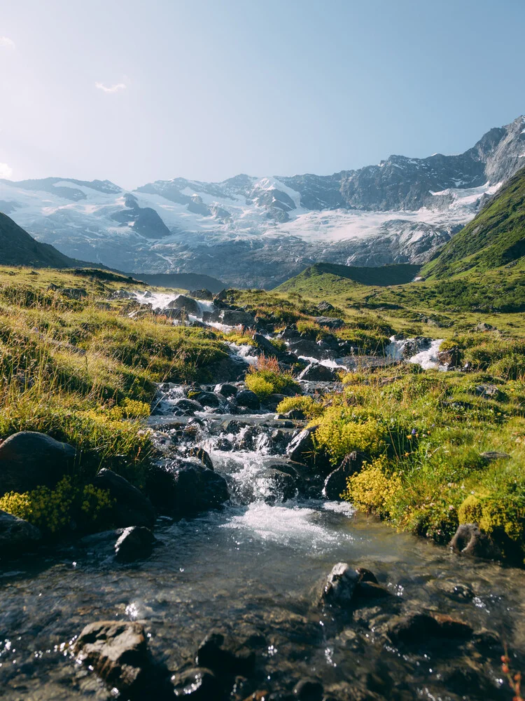 Glacial rivers - Fineart photography by Sebastian ‚zeppaio' Scheichl