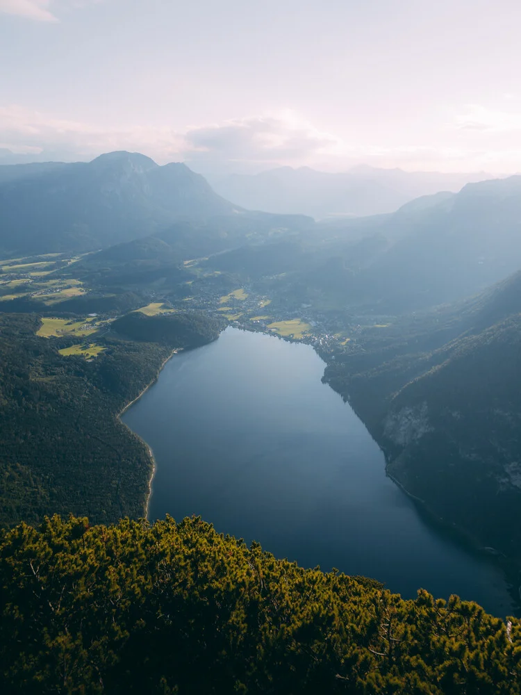 View into the Salzkammergut region - Fineart photography by Sebastian ‚zeppaio' Scheichl