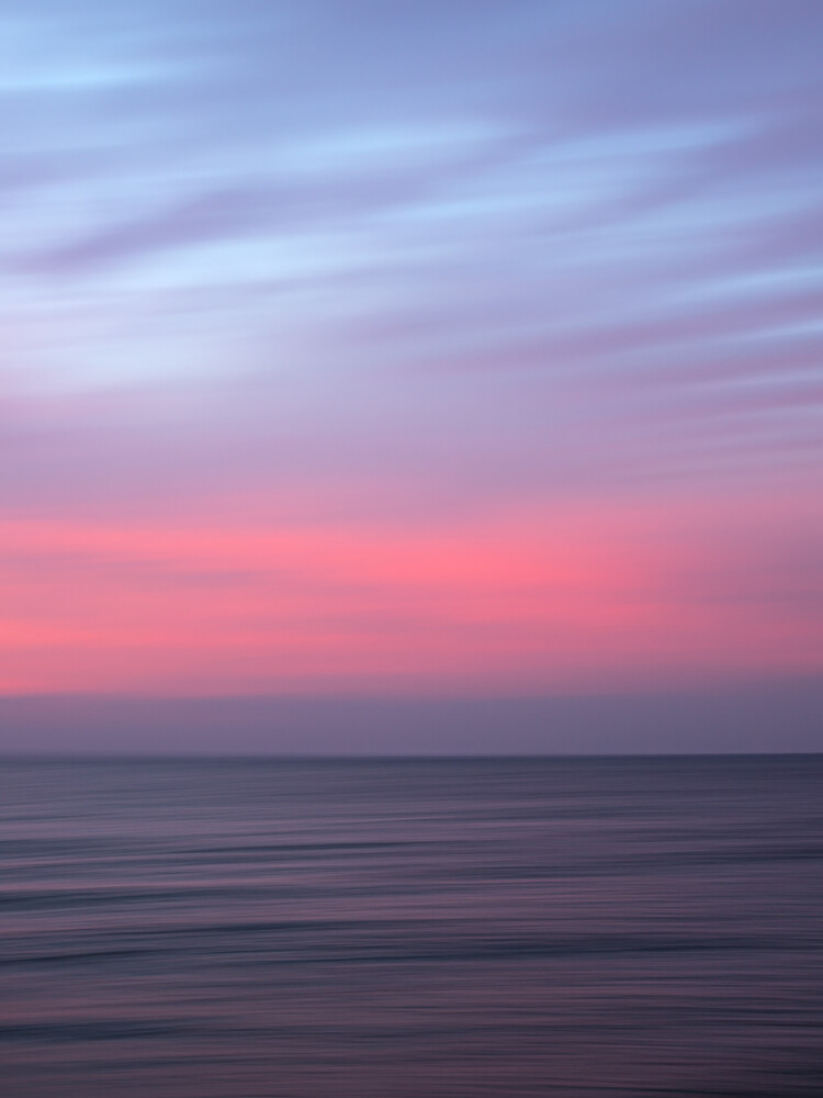 Sunset at the Baltic Sea - fotokunst von Holger Nimtz