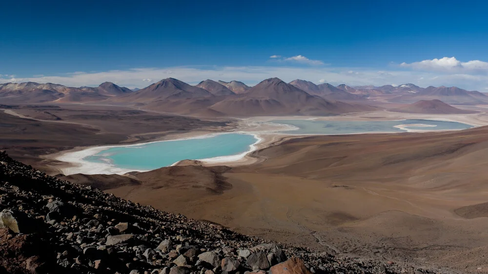 Laguna Verde inmitten der Atacama - fotokunst von Mathias Becker