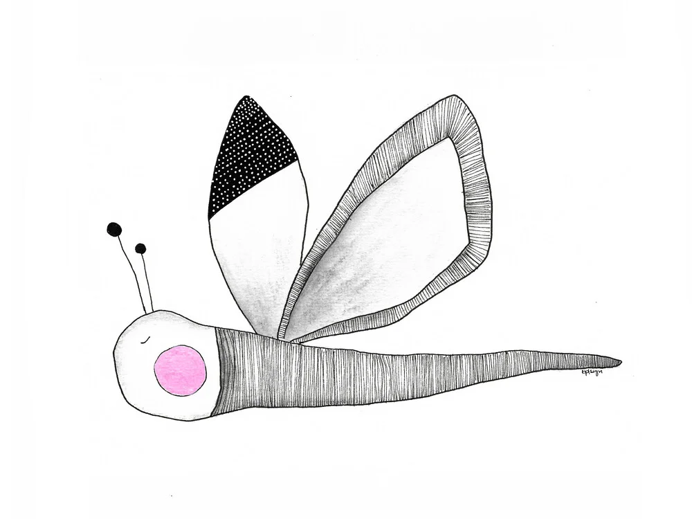 Kleine Fliege von Bianca Peters - fotokunst von The Artcircle