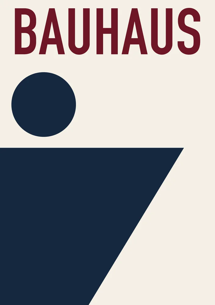 Bauhaus Ausstellung Poster 1923 - fotokunst von Bauhaus Collection