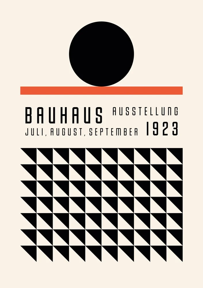 Bauhaus Collection wall art - 'Bauhaus Exhibition Poster Weimar