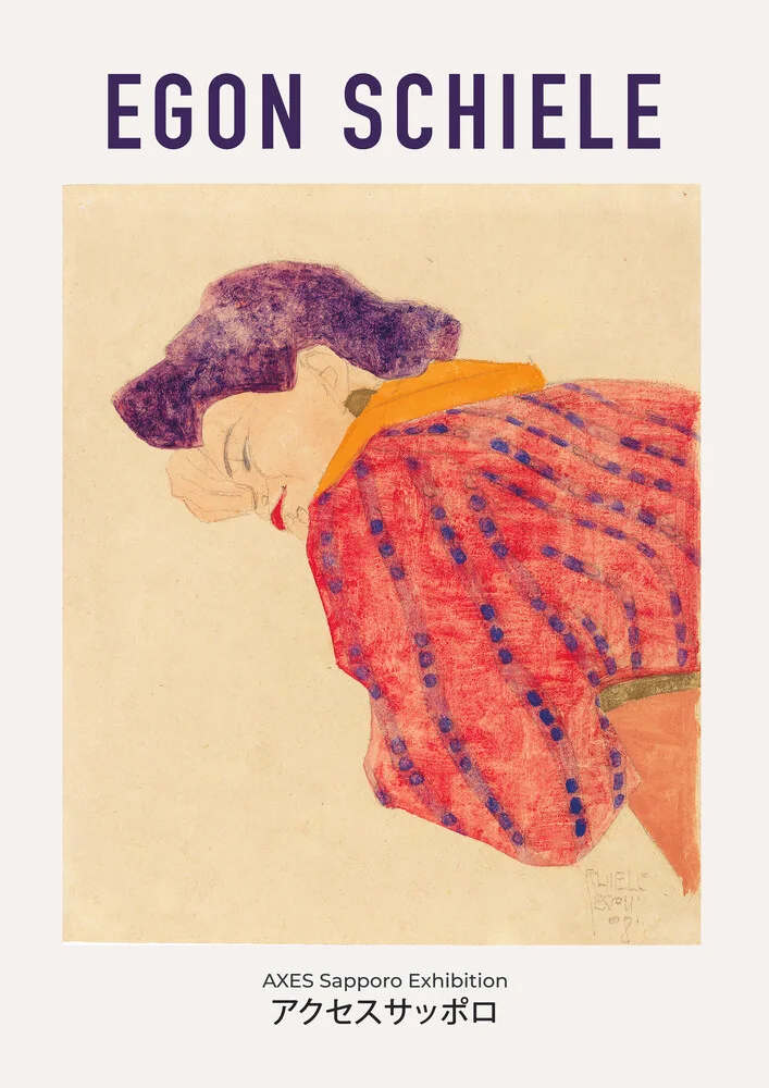 Egon Schiele - AXES Sapporo Exhibition - fotokunst von Art Classics