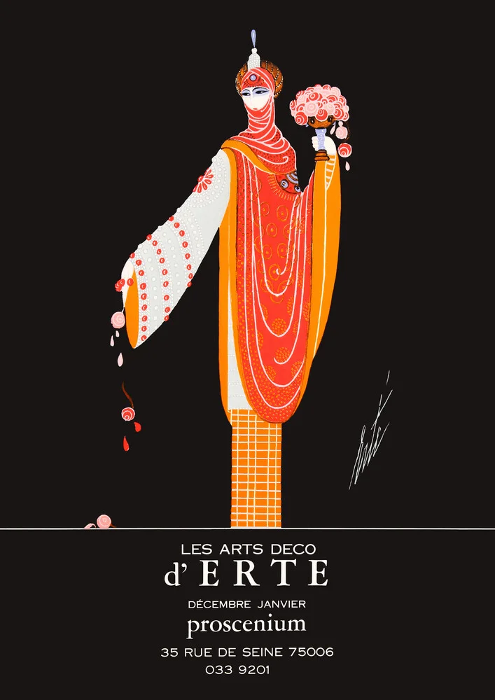 Les Arts Deco d'ERTE - fotokunst von Art Classics