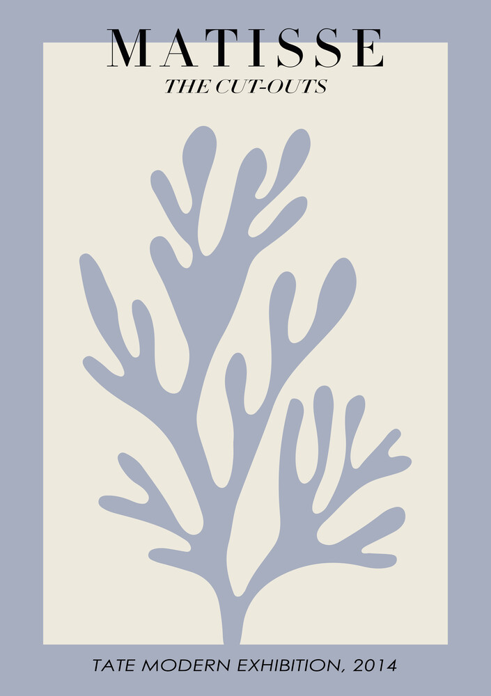 Matisse –  botanisches Design violett / beige - fotokunst von Art Classics