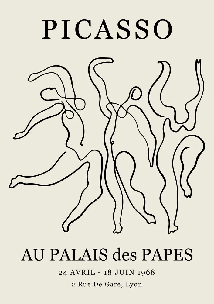 Picasso - Au Palais des Papes - fotokunst von Art Classics