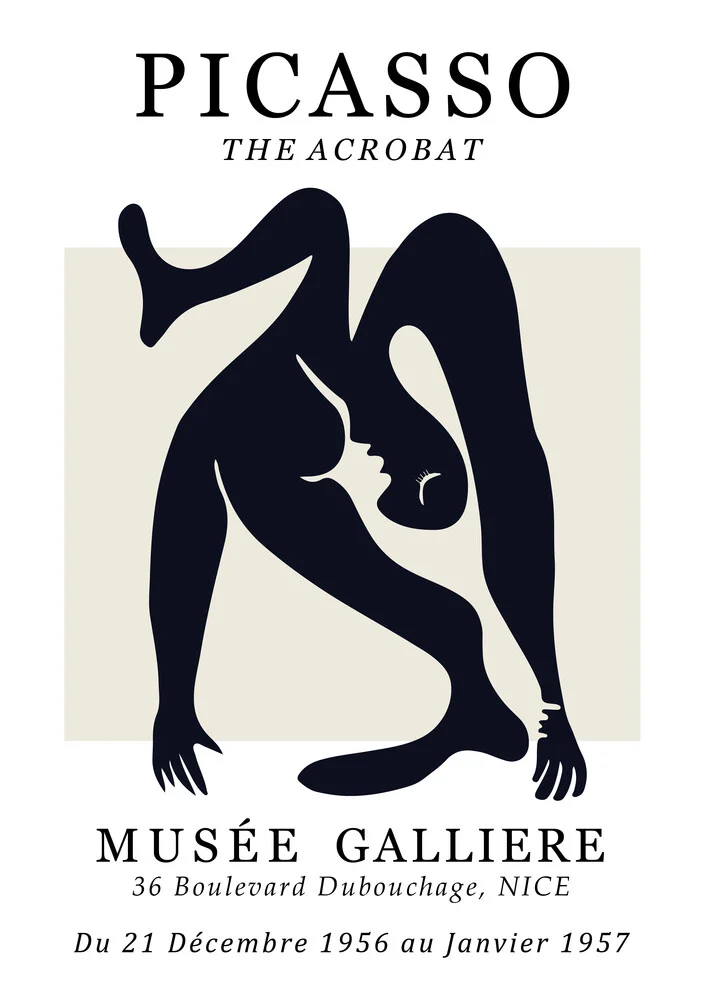 Picasso - The Acrobat - fotokunst von Art Classics