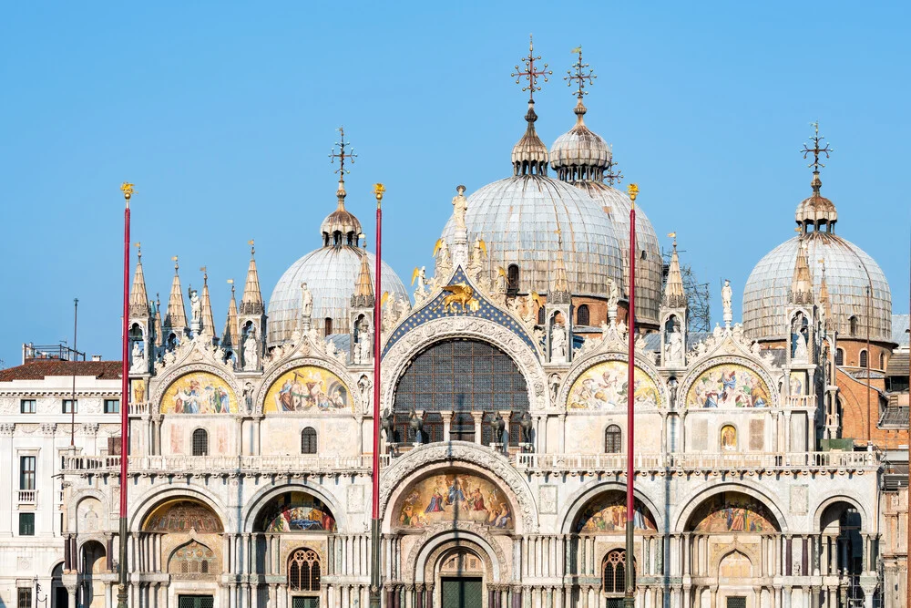 Kuppeln des Markusdoms in Venedig - fotokunst von Jan Becke