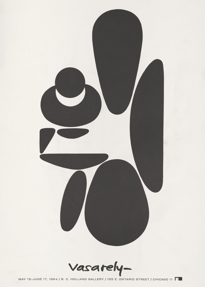Victor Vasarely Exhibition Poster, 1964 - Fineart photography by Art Classics