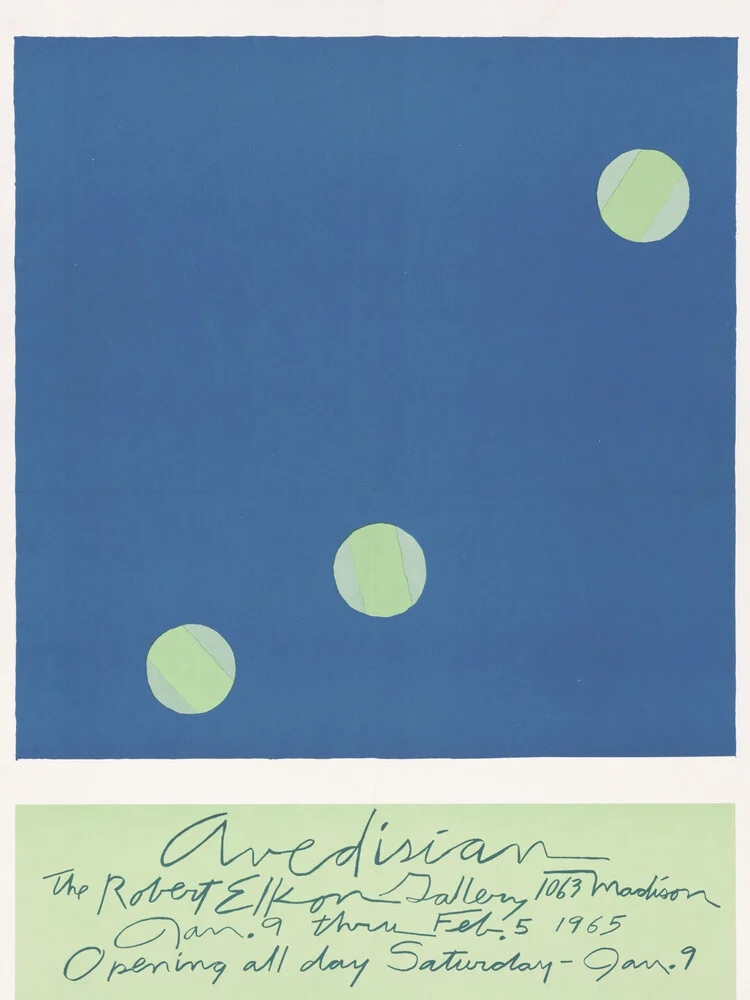 Edward Avedisian exhibition poster - Fineart photography by Art Classics