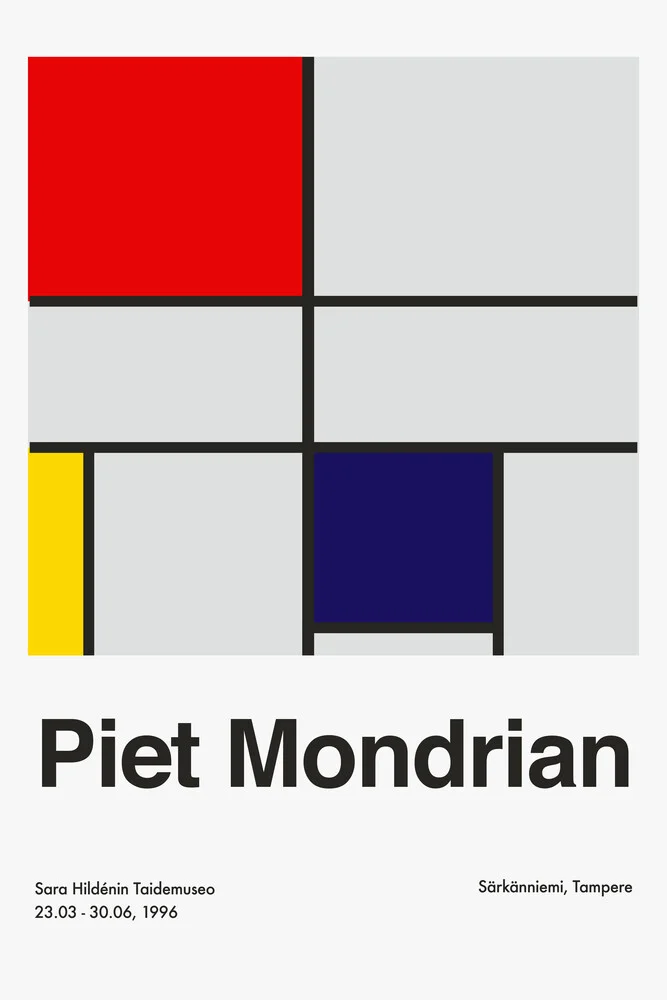 Piet Mondrian – Sara Hildénin Taidemuseo - fotokunst von Art Classics