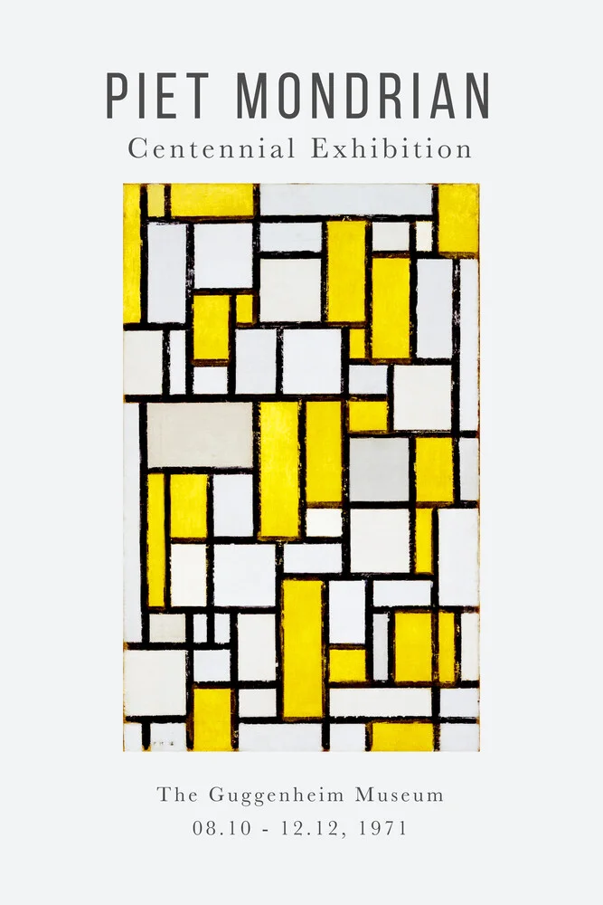 Piet Mondrian – Centennial Exhibition - Fineart photography by Art Classics