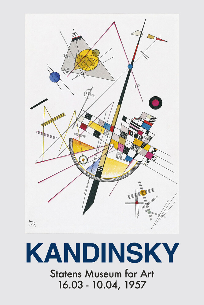 Kandinsky exhibition poster - Fineart photography by Art Classics
