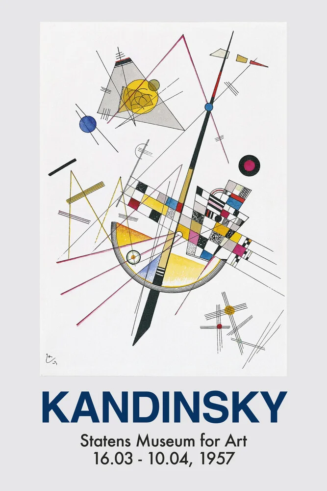 Kandinsky Ausstellungsposter - fotokunst von Art Classics