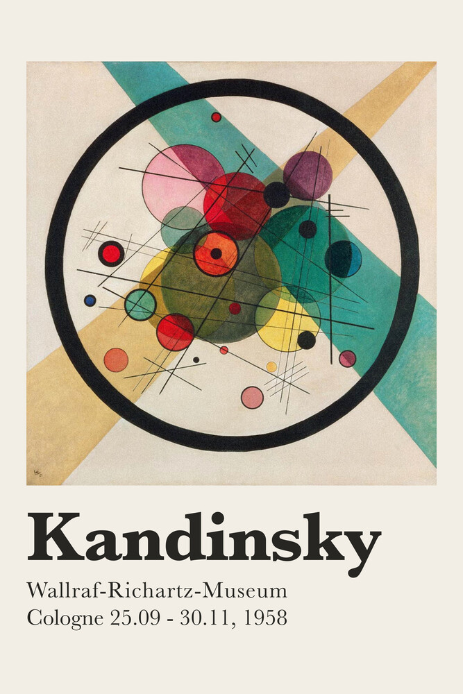 Kandinsky exhibition poster 1958 - Fineart photography by Art Classics