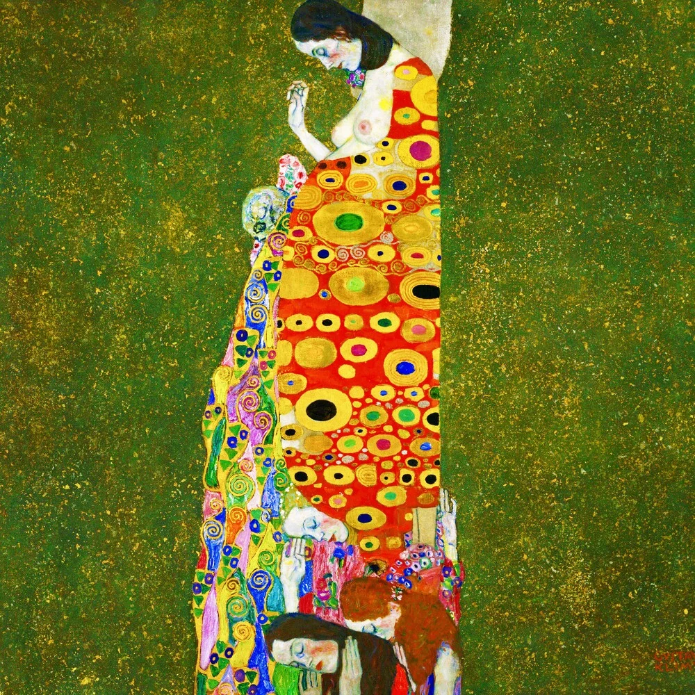 Gustav Klimt: Hoffnung II - fotokunst von Art Classics