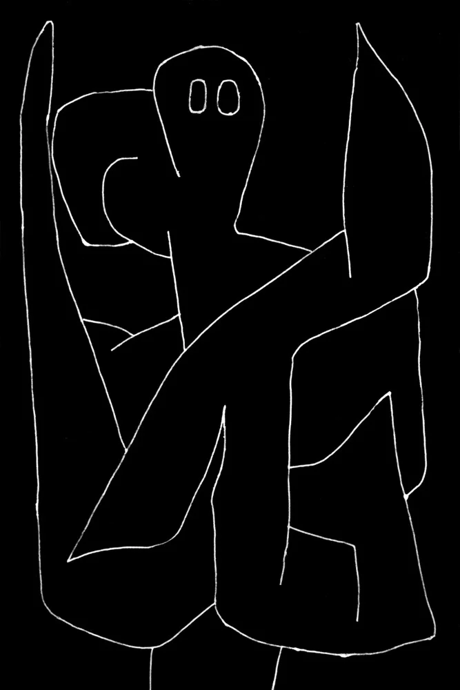 Paul Klee: Wachsamer Engel - fotokunst von Art Classics