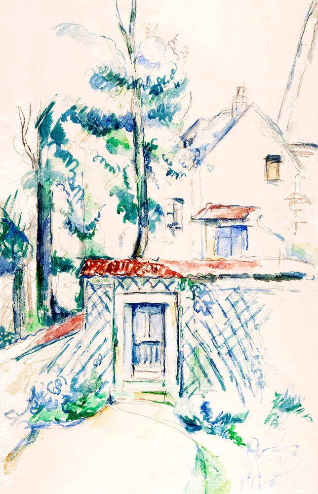 Paul Cézanne: Eingang zu einem Garten - fotokunst von Art Classics