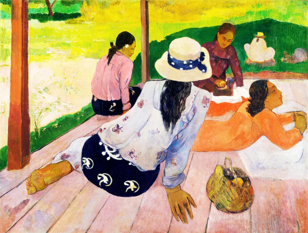 Die Siesta von Paul Gauguin - fotokunst von Art Classics