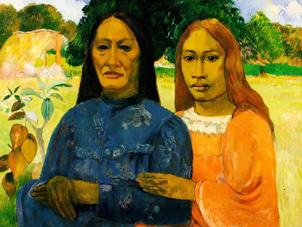 Two Women by Paul Gauguin - Fineart photography by Art Classics