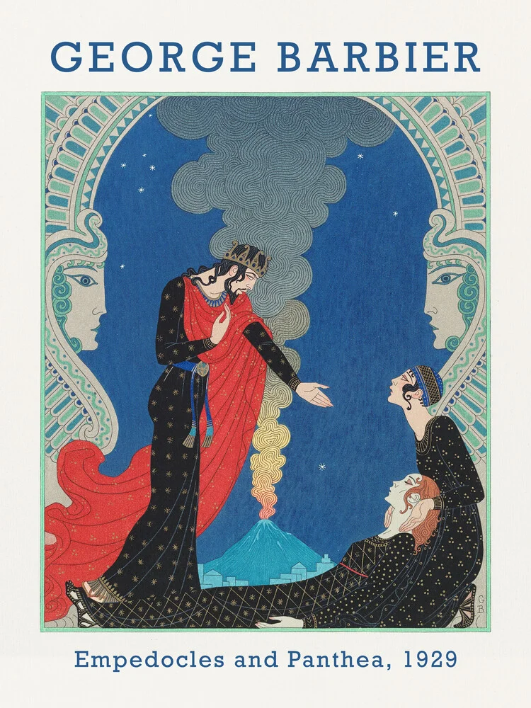 Empedocles und Panthea von George Barbier - fotokunst von Art Classics