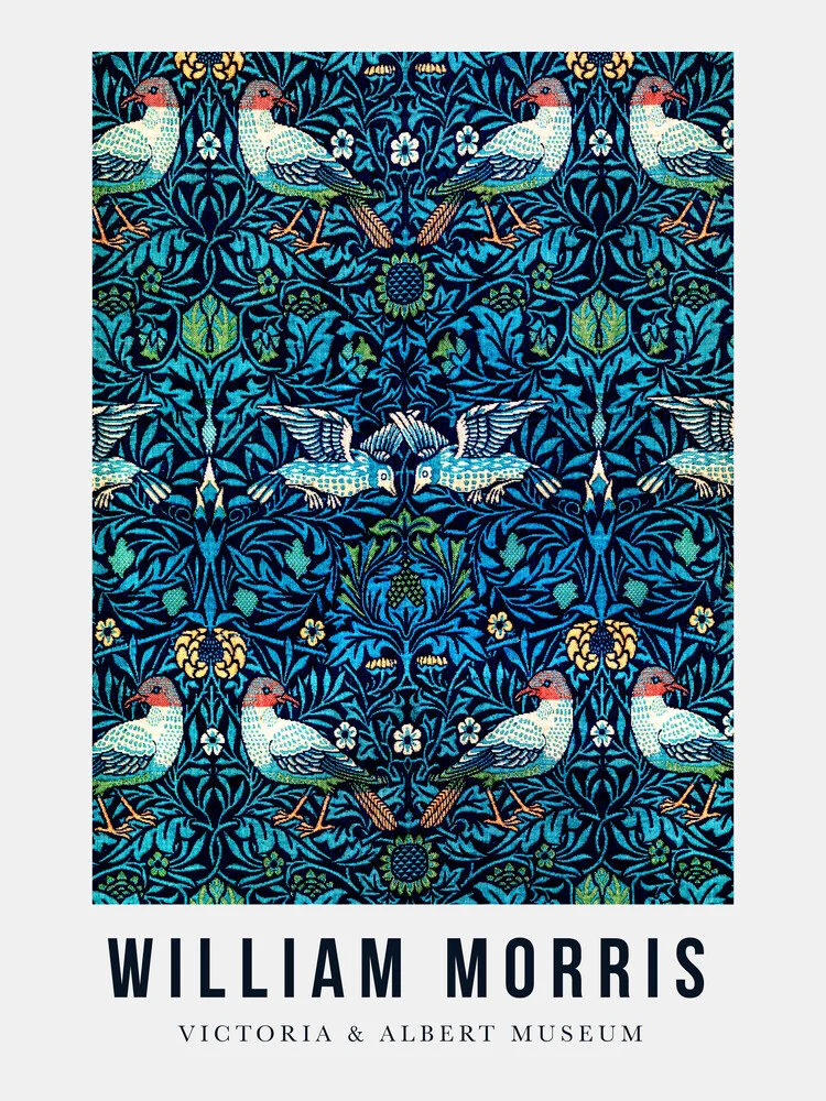 William Morris exhibition poster V&A - Fineart photography by Art Classics