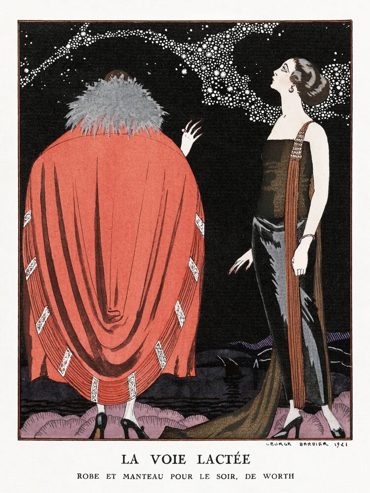 Die Milchstraße von George Barbier - fotokunst von Art Classics