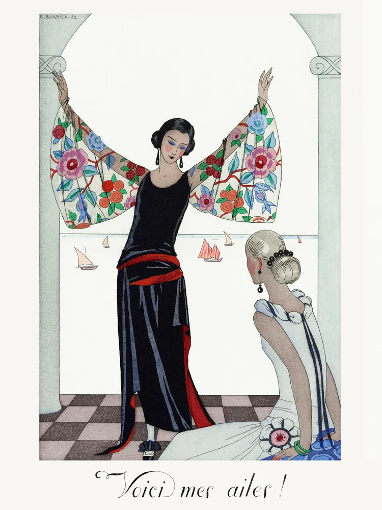 Voici mes ailes! by George Barbier - Fineart photography by Art Classics