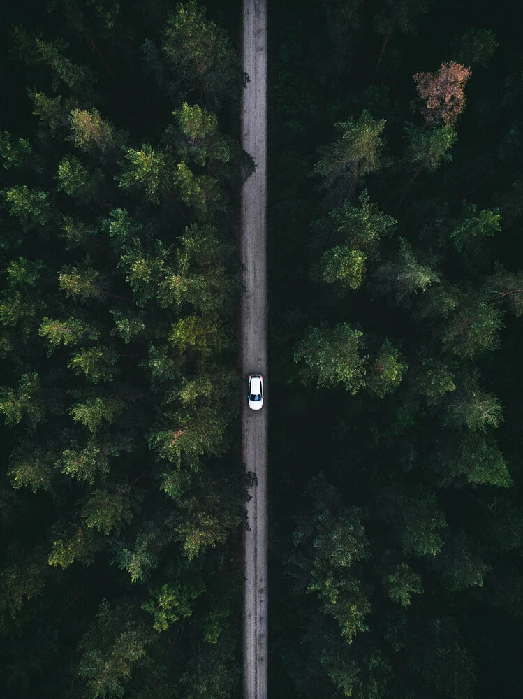 Road from above - Fineart photography by Daniel Öberg