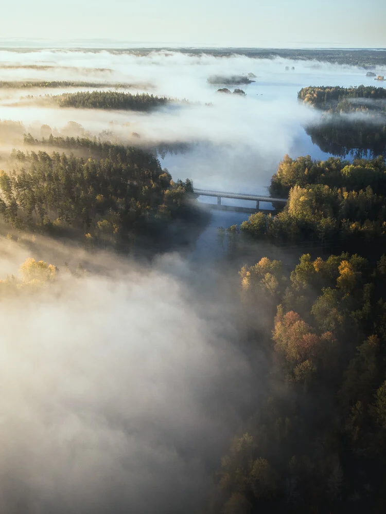 Foggy landscape - fotokunst von Daniel Öberg