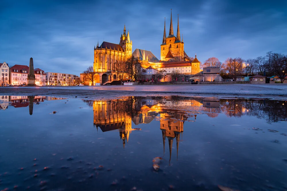 Erfurt in the Mirror - Fineart photography by Martin Wasilewski