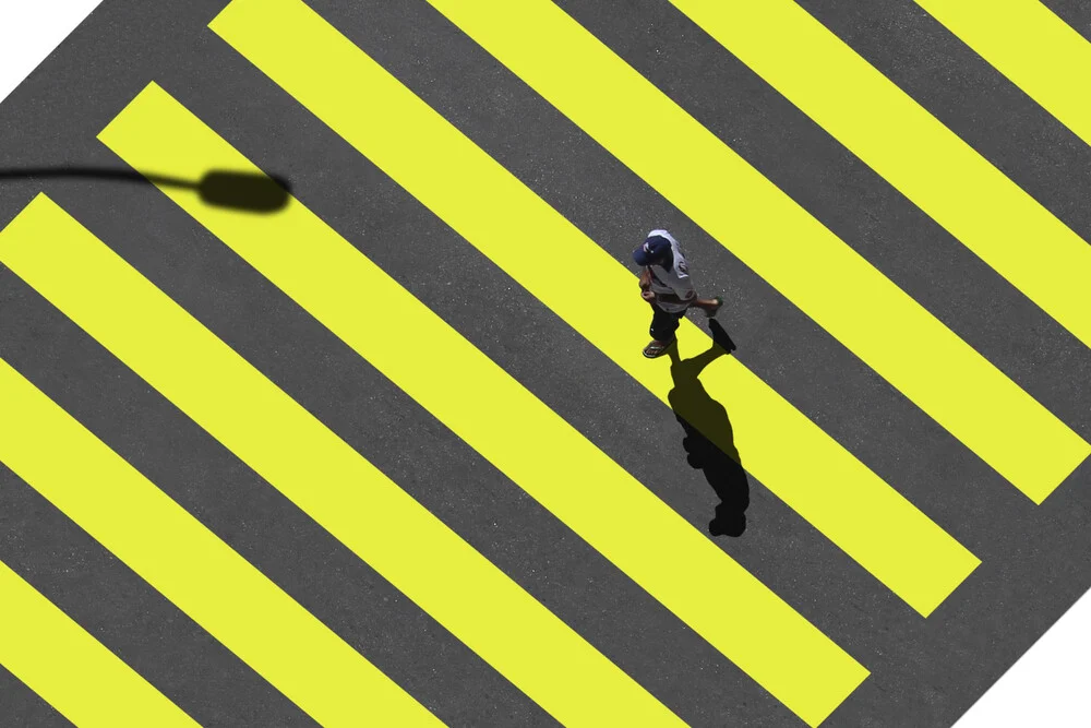 Zebra crossing - fotokunst von Pascal Krumm