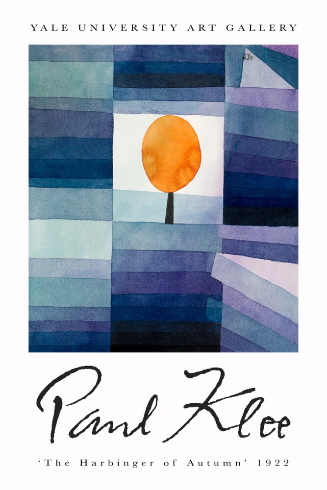 The Harbinger of Autumn by Paul Klee - fotokunst von Art Classics