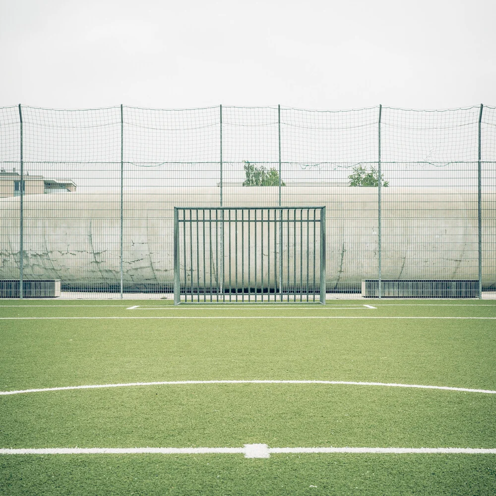 ARTIFICIAL GRASS, BOARD FENCE, SKATER BOWL 2014 - Fineart photography by Franz Sussbauer