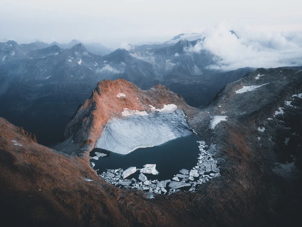 Glacier Lake - fotokunst von Marvin Walter